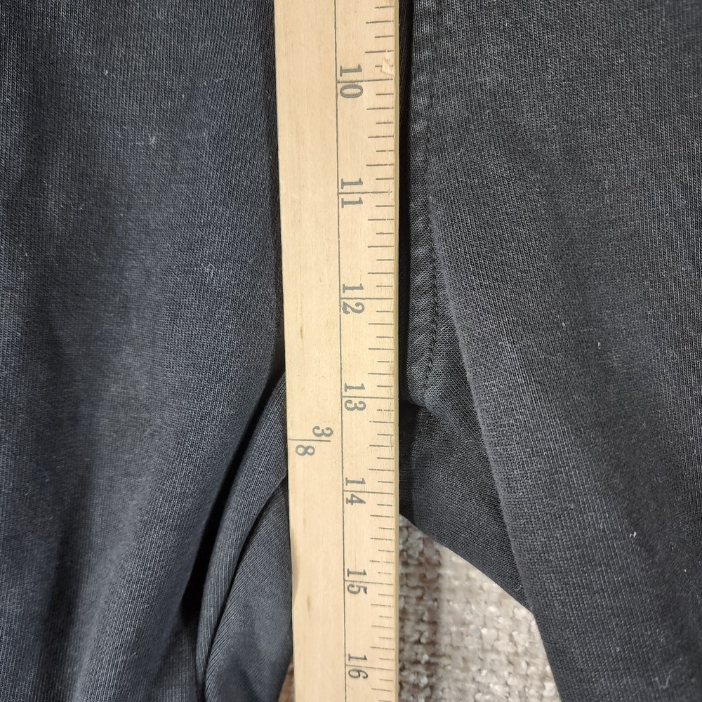 Young LA 620 Cafe Trousers Mens 36L Heavy Black Sweat Pants Tapered 33x27 *Flaw - Picture 6 of 13